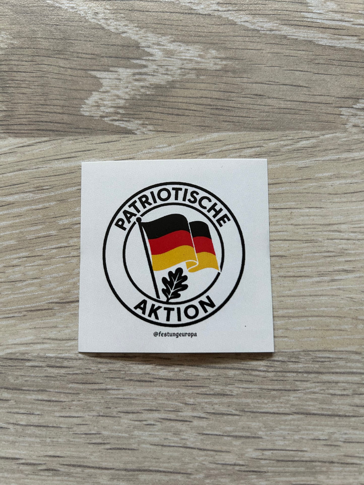 Patriotische Bewegung Sticker