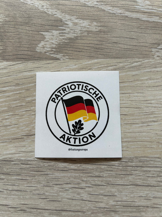 Patriotische Bewegung Sticker