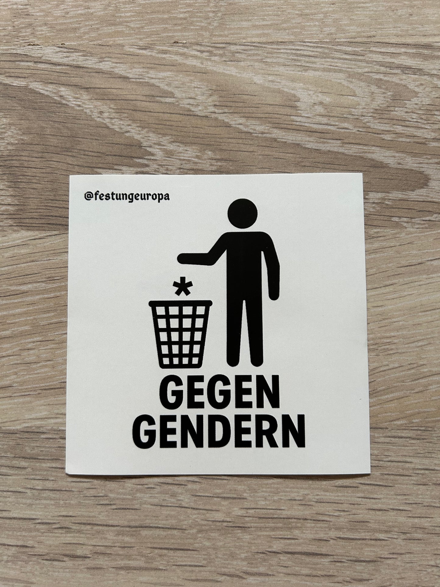 Gegen Gendern Sticker